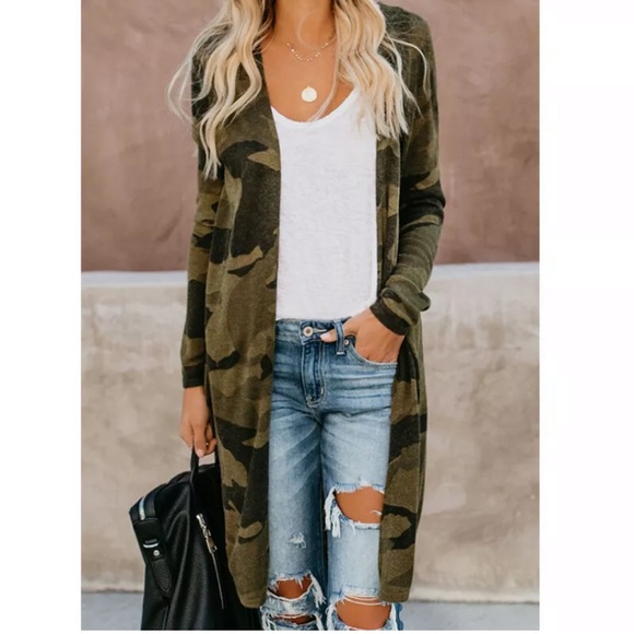 Camo Cardigan S - Picture 1 of 1